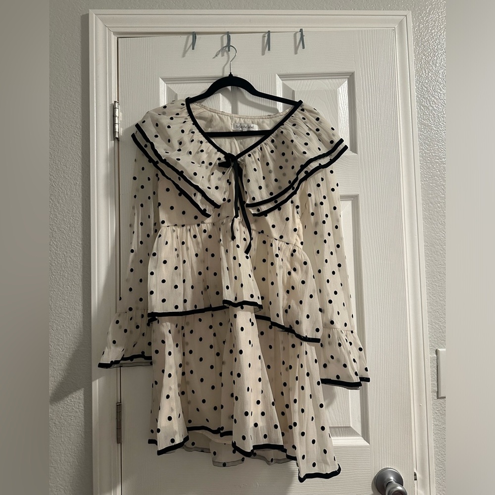 Long sleeve mini dress